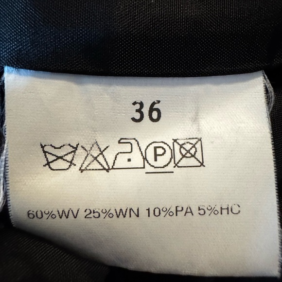 Vintage Escada Wool Cashmere Double Breasted Belted Blazer EU 36 Black Designer - Picture 9 of 12